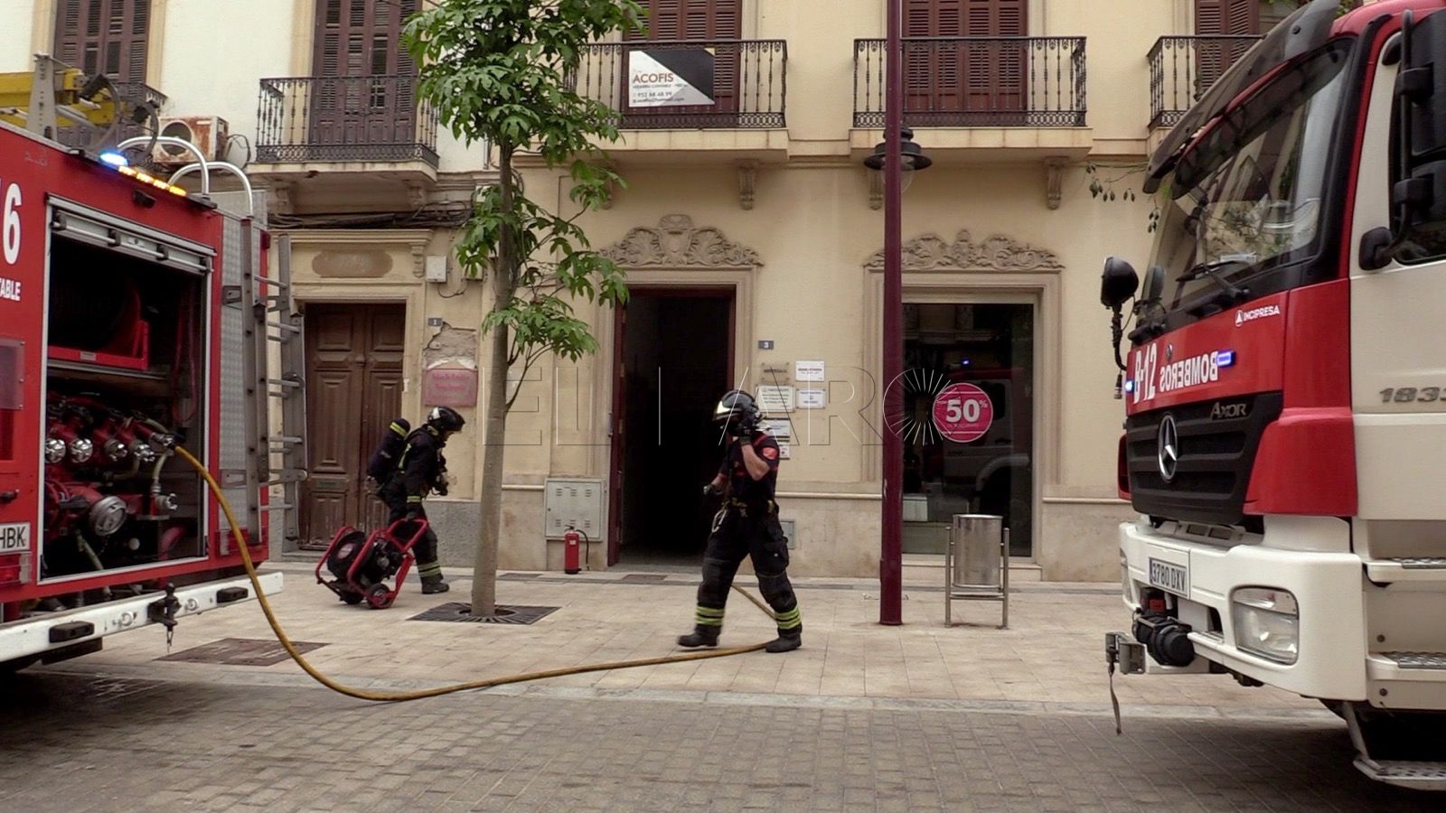 Auxilios en la calle y fuego en contenedores, las salidas más frecuentes de Bomberos