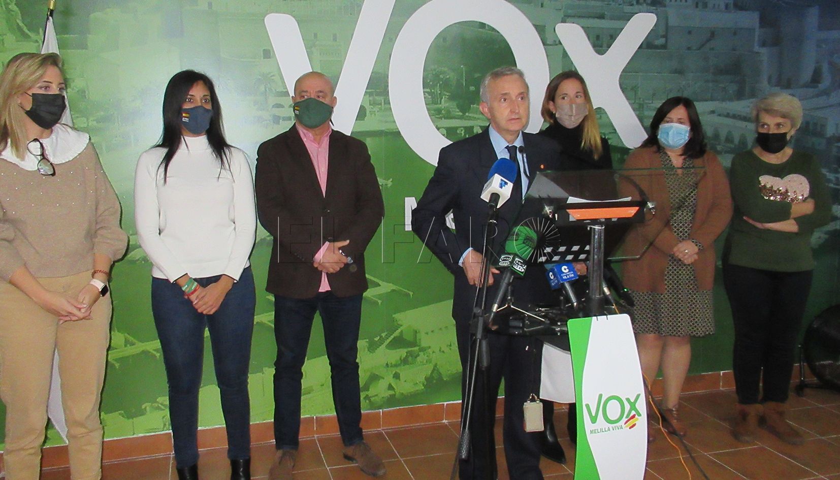 Vox anuncia acciones legales contra la exigencia del pasaporte covid en Melilla