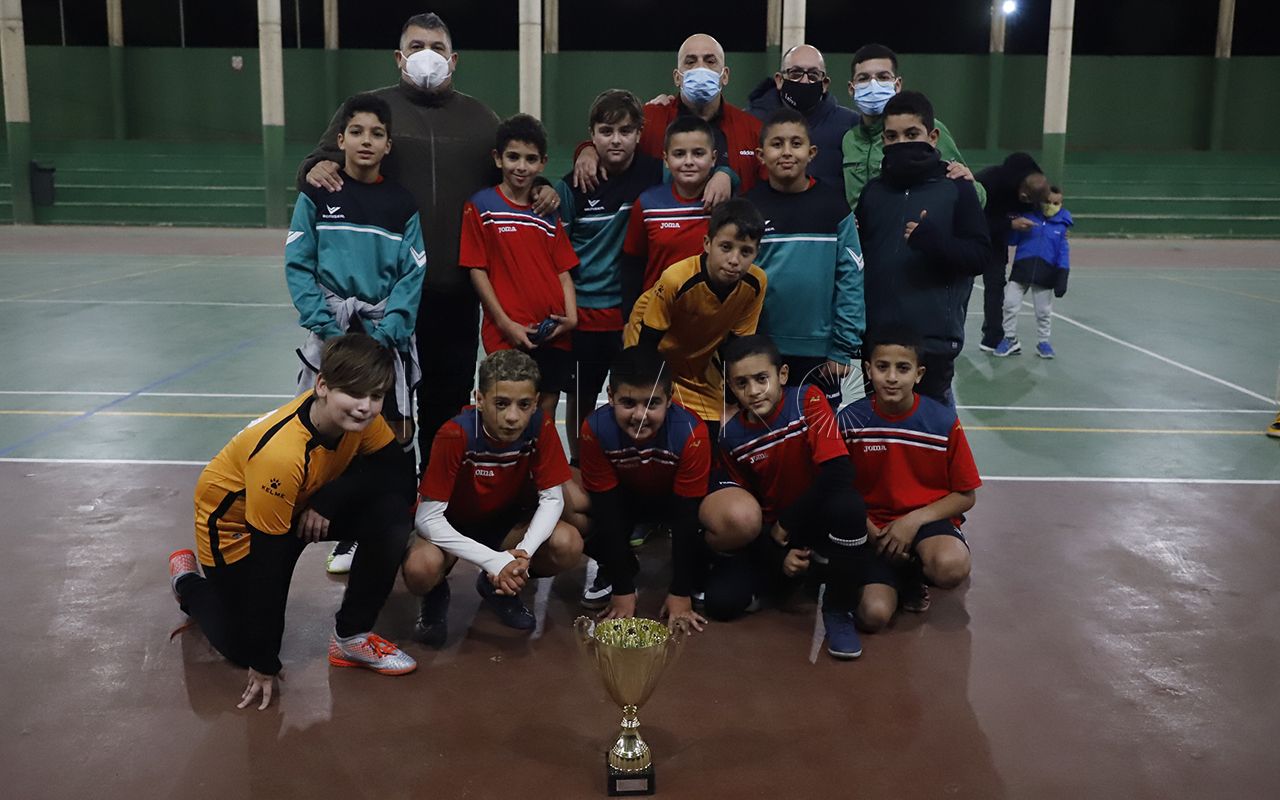 Pleno de victorias para la UD Constitución para levantar la Copa Federación Alevín de Fútbol Sala en Melilla