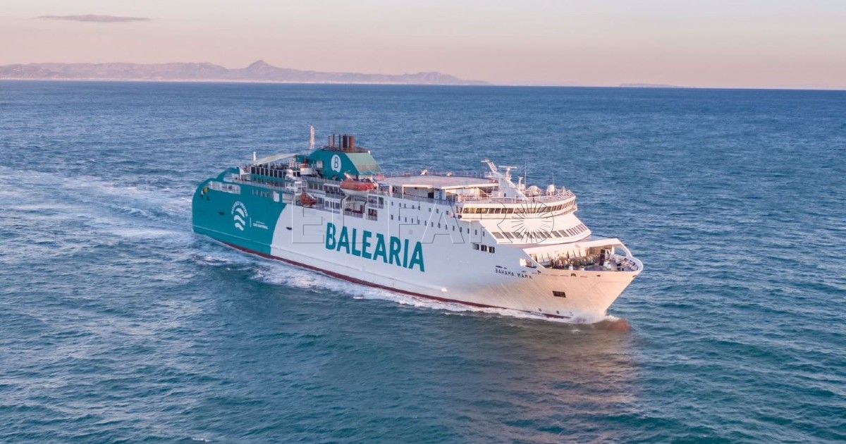 Balearia presentará en Fitur su primer ferry eléctrico cero emisiones