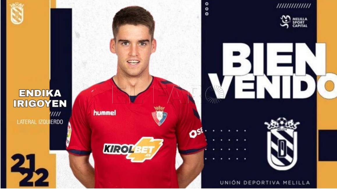 El Melilla se refuerza con Endika Irigoyen