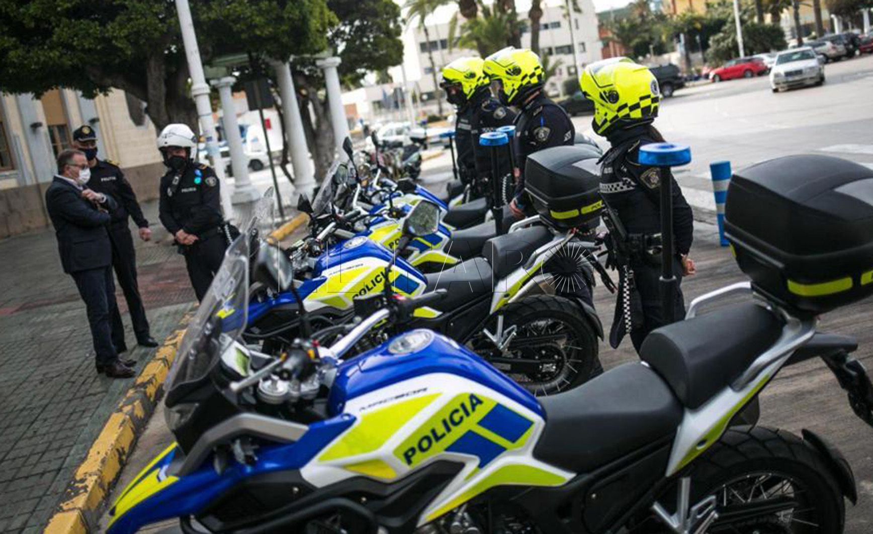 Entregan cinco motos a la Policía Local de Melilla