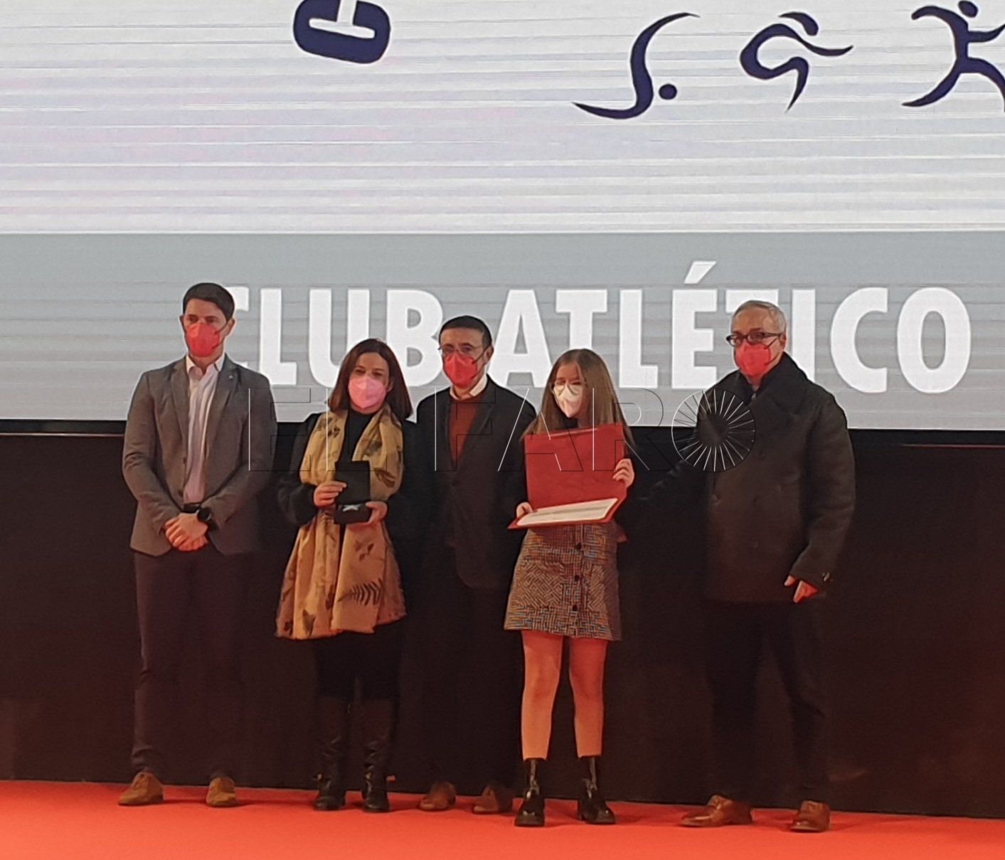 El Club Atlético Melilla recibe la marca Excelencia Tri en el Comité Olímpico Español