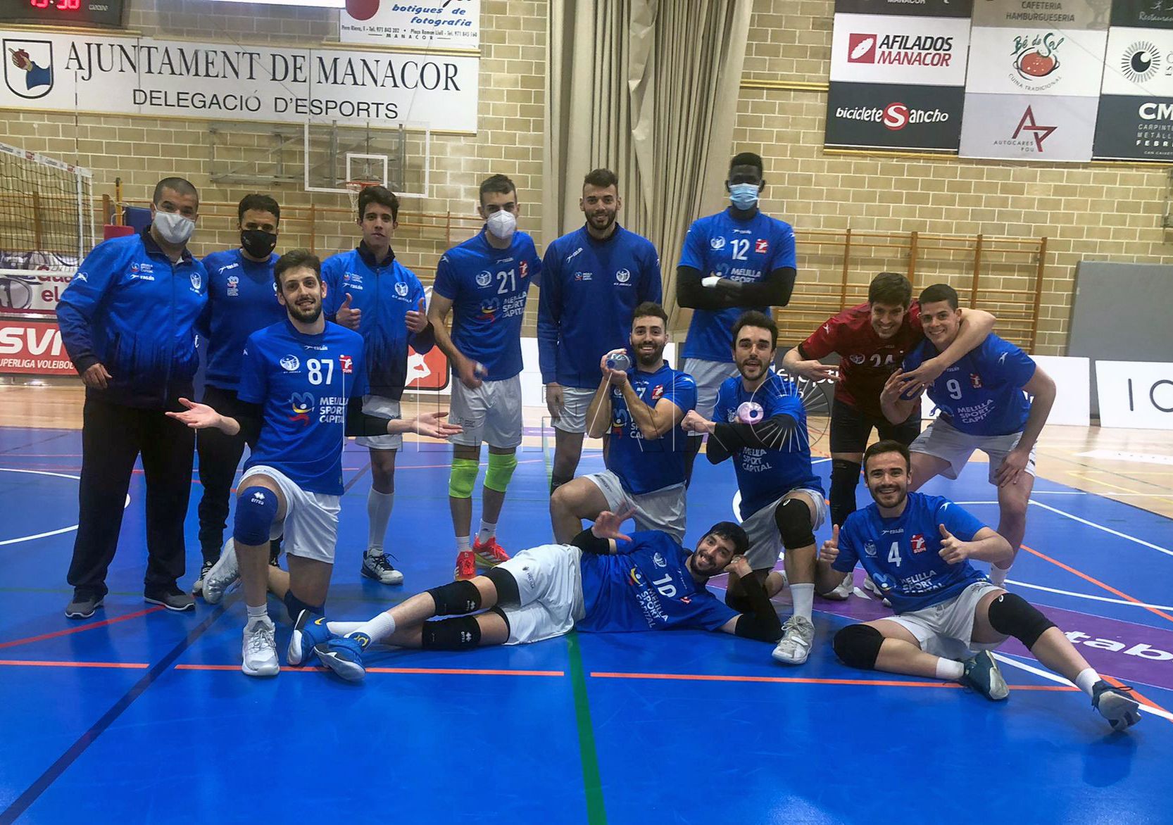 El Melilla Sport Capital fue de menos a más ante el CV Manacor