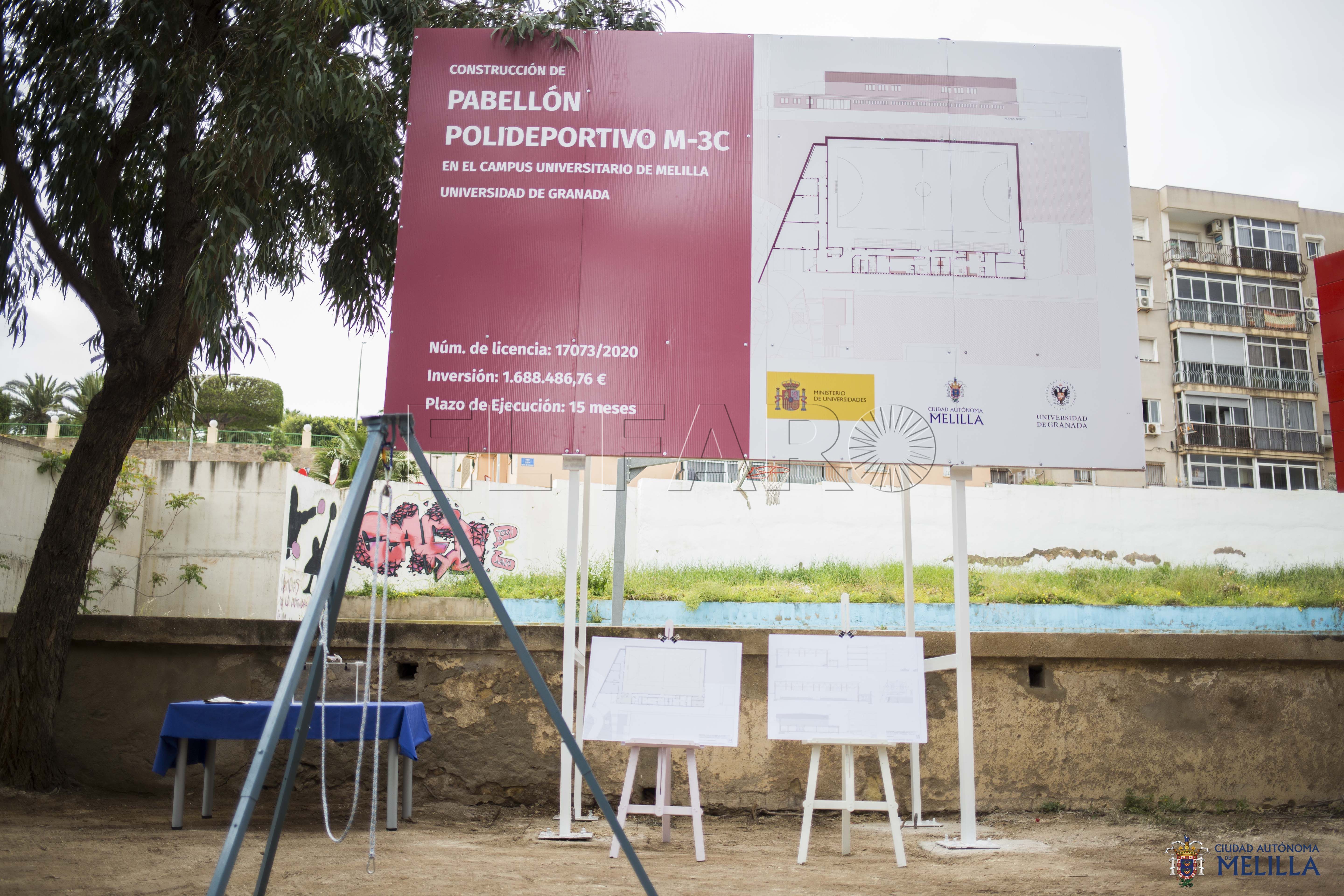 Habrá que "compensar" la tala de árboles tras el fin de las obras del polideportivo universitario de Melilla