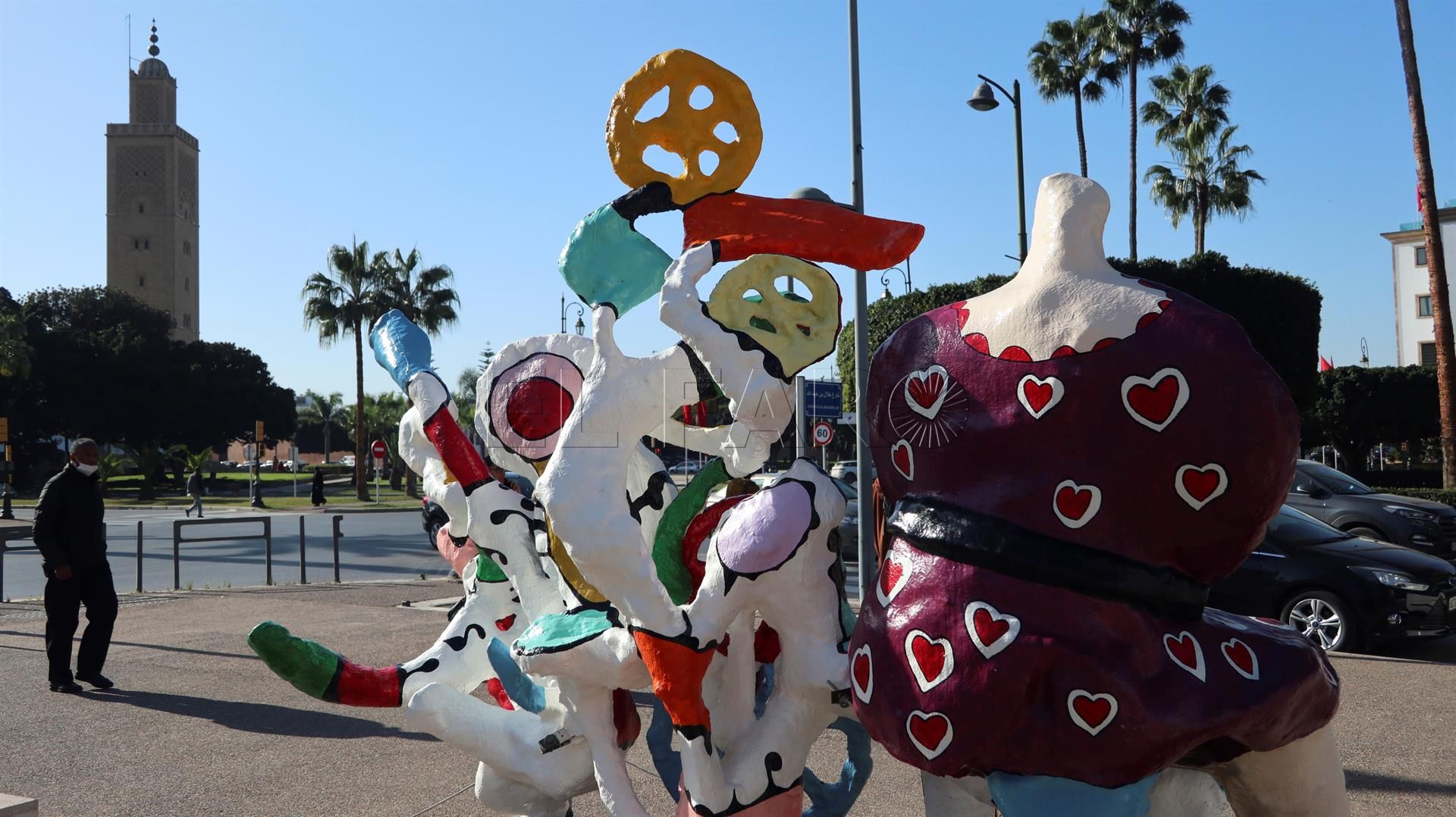 El colorido feminismo de Saint Phalle viste el Museo de Arte Moderno de Rabat