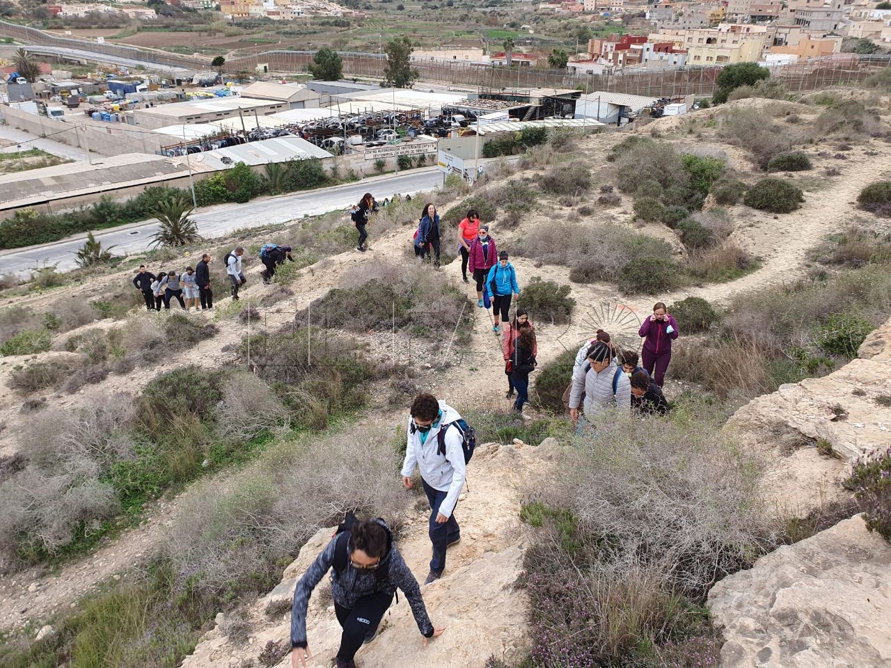 Rutas y caminos senderistas en Melilla: urbana y de monte