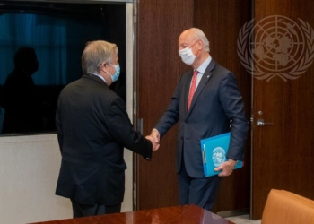 Secretario General de la ONU y su enviado al Sáhara