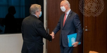Secretario General de la ONU y su enviado al Sáhara