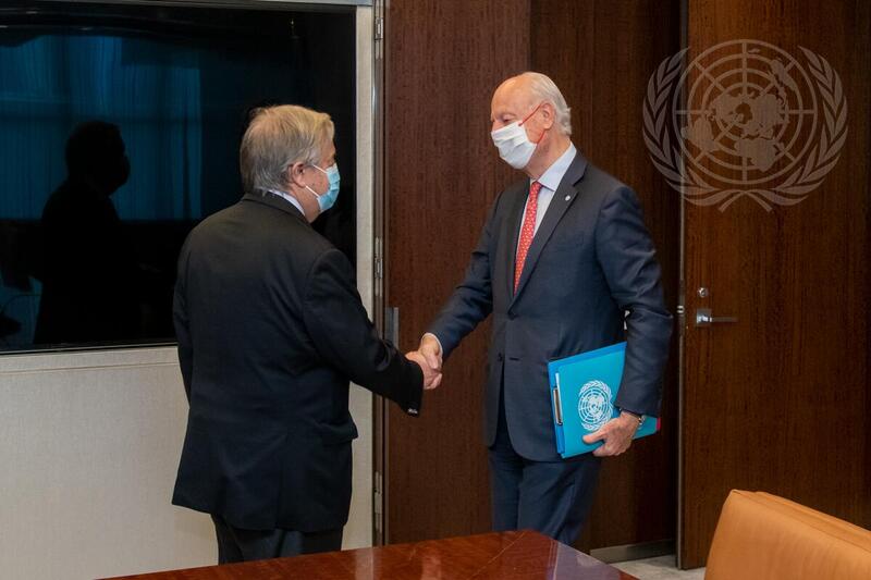 Secretario General de la ONU y su enviado al Sáhara