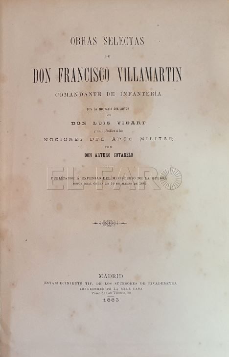 'Nociones del Arte Militar', libro destacado del mes en la Biblioteca Militar de Melilla