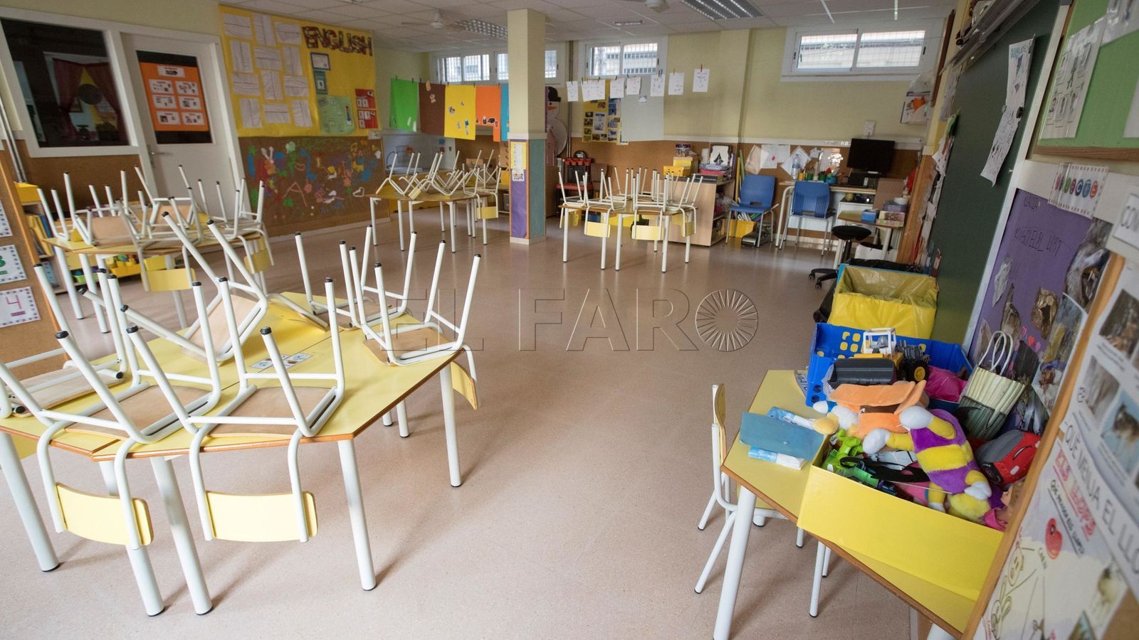 Confinadas dos aulas en Melilla por casos de covid: las primeras de 2022