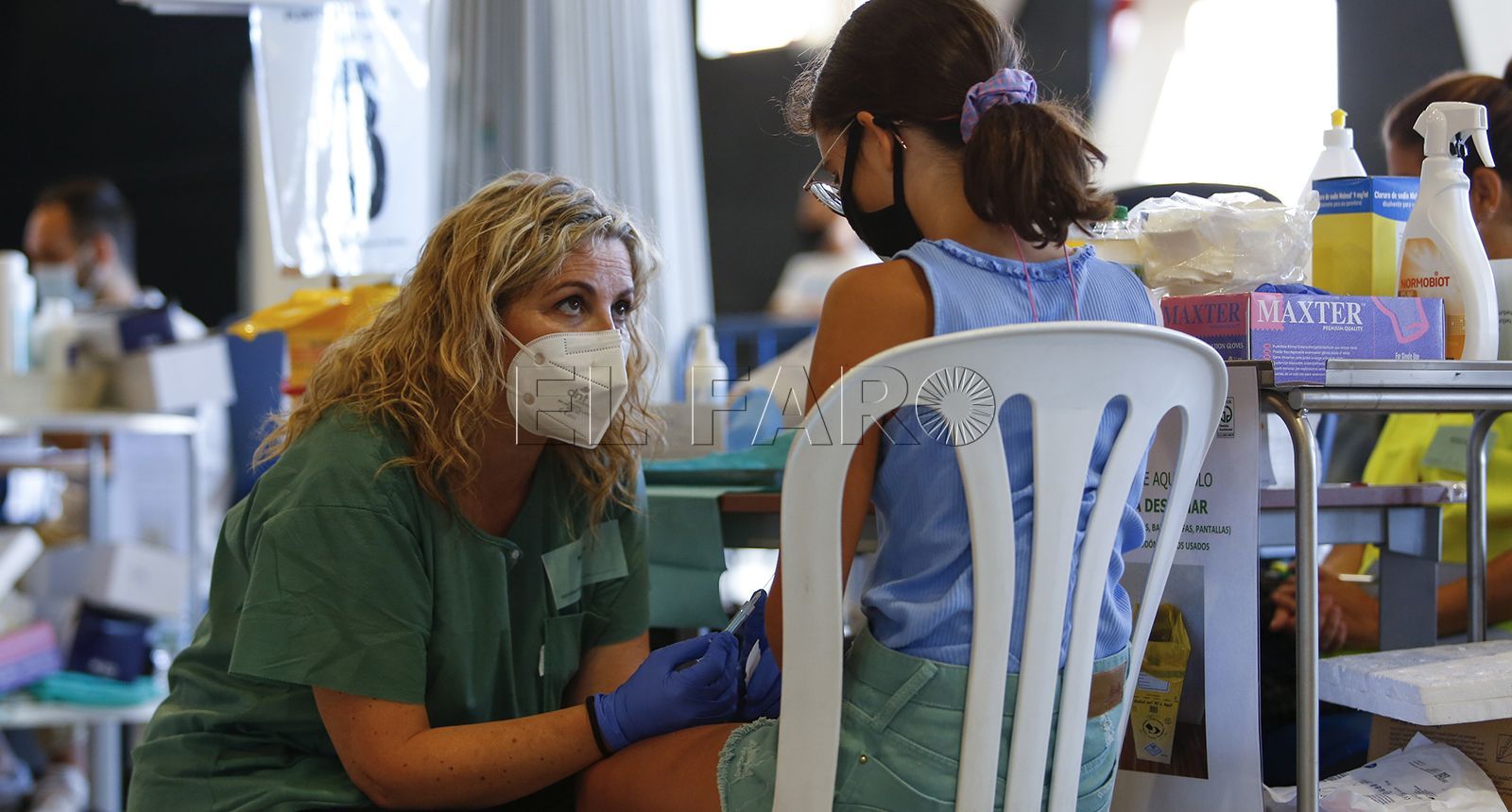 Salud Pública logra vacunar a más de un centenar de niños en los colegios de Melilla