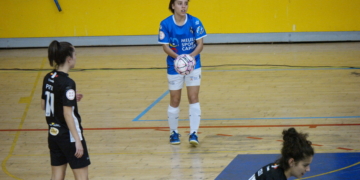 Silvina Nava se muestra tranquila y muy contenta en el club melillense, trabajando y esperando la oportunidad de saltar al primer equipo.