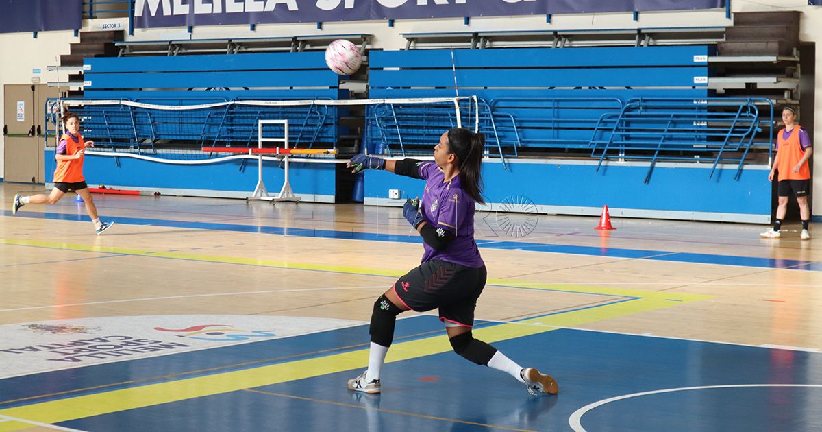 Sara Soares, portera del MSC Torreblanca Melilla: “Jugar contra equipos grandes te hace crecer”