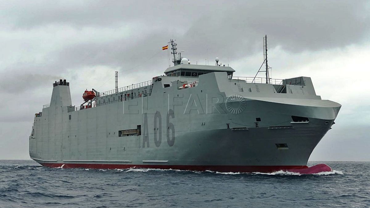 El Ejército hará pruebas de carga de vehículos en el buque Ysabel en Melilla