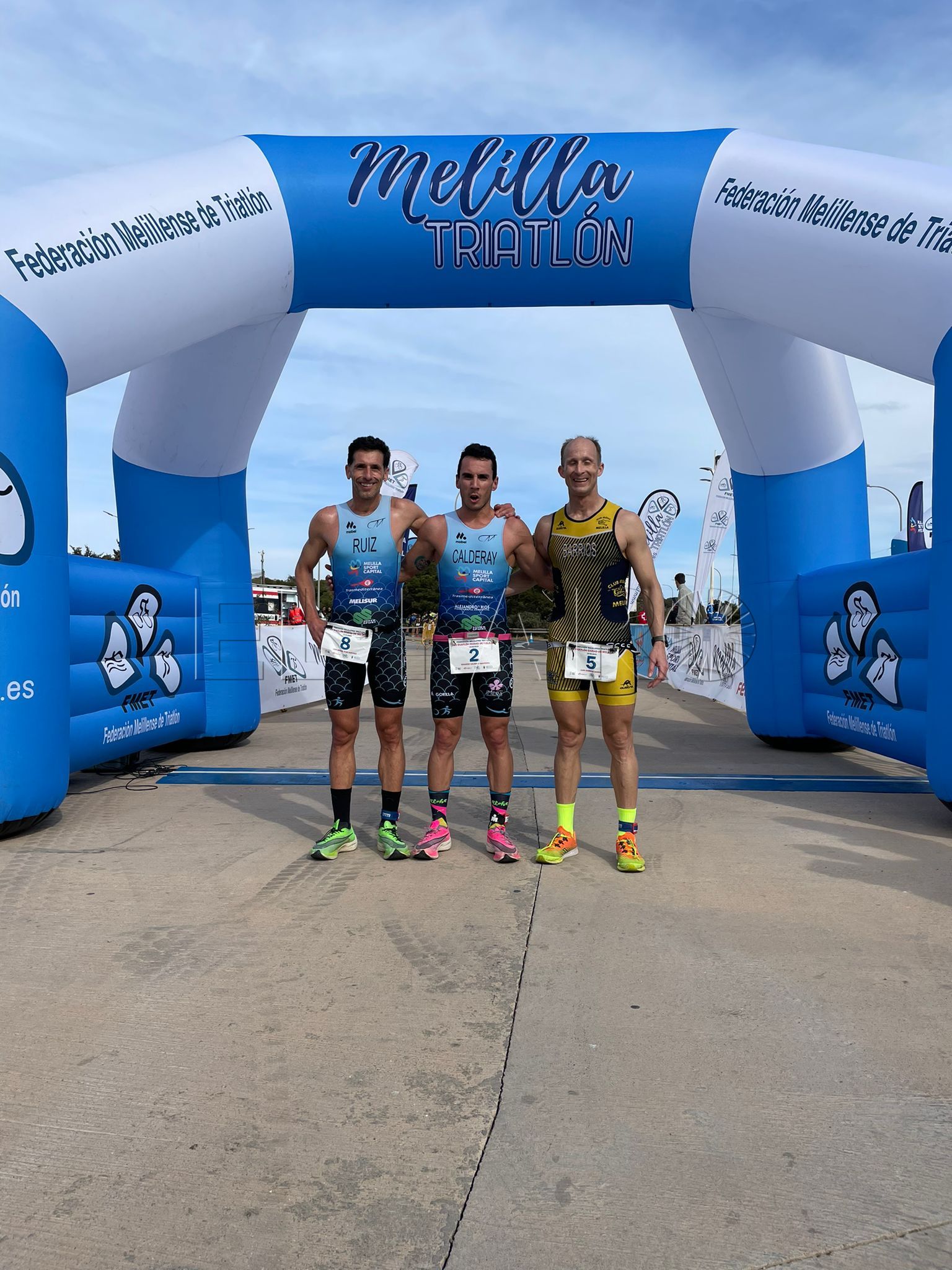 Eduardo Calderay y Nerea Luna vencen en el XII Duatlón Ciudad de Melilla