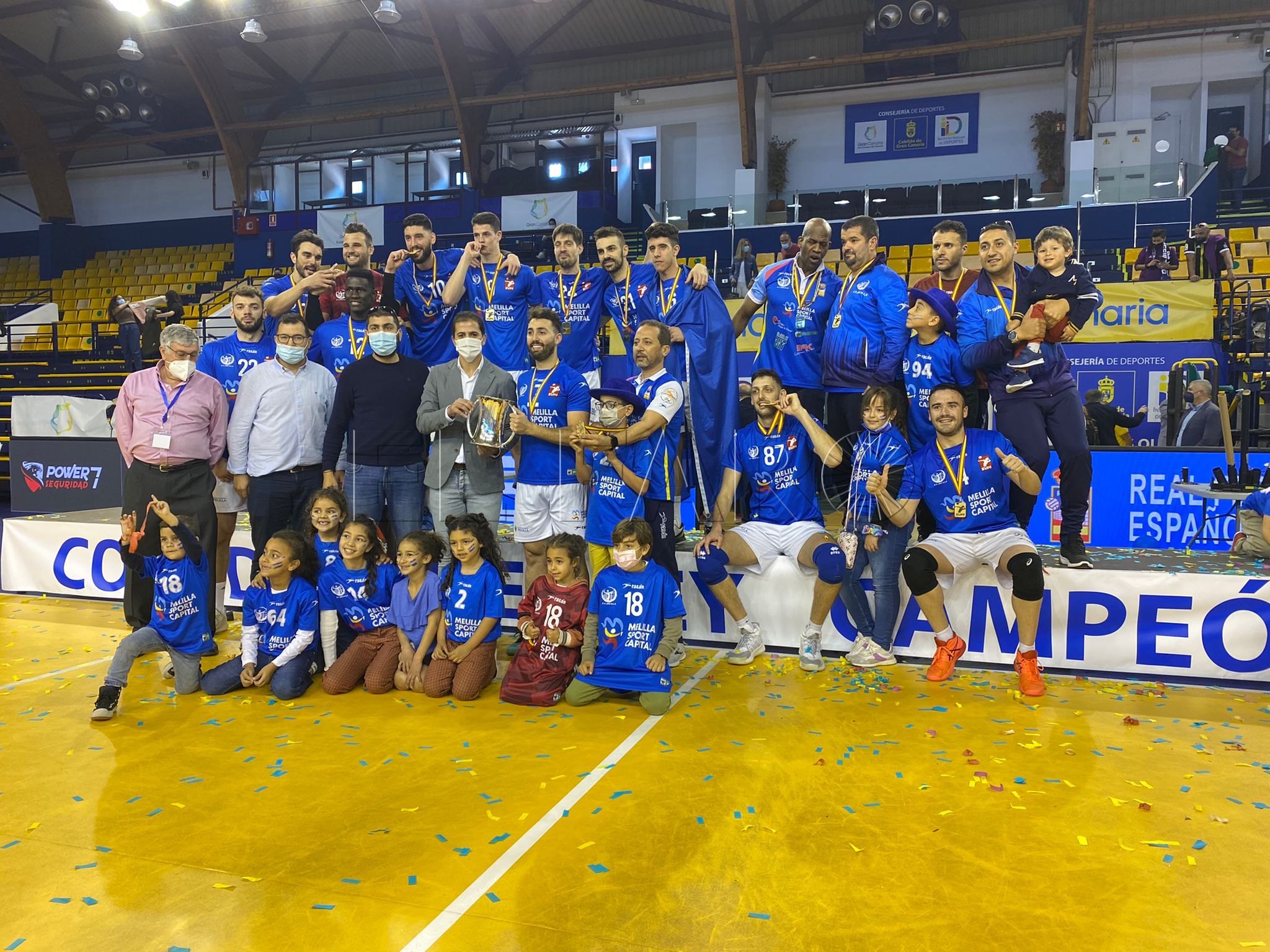 Melilla Sport Capital Voleibol se proclama campeón de la Copa del Rey