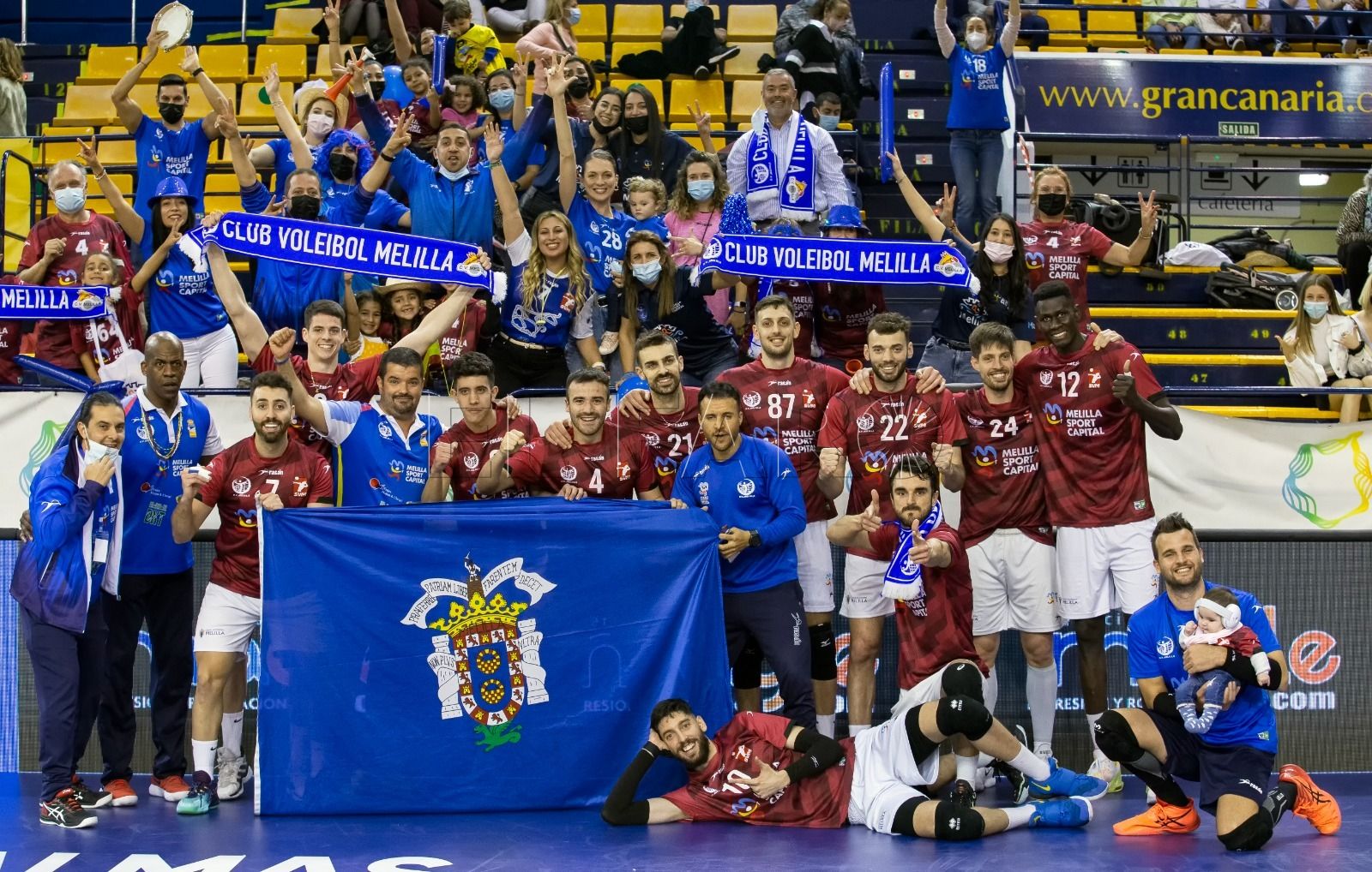 El Melilla Sport Capital Voleibol se mete en la final de la Copa del Rey