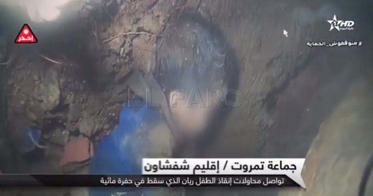 Excavación horizontal para llegar al niño Rayan que cayó en un pozo en Marruecos