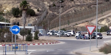 Valla de Melilla en febrero de 2022. Foto de Archivo.