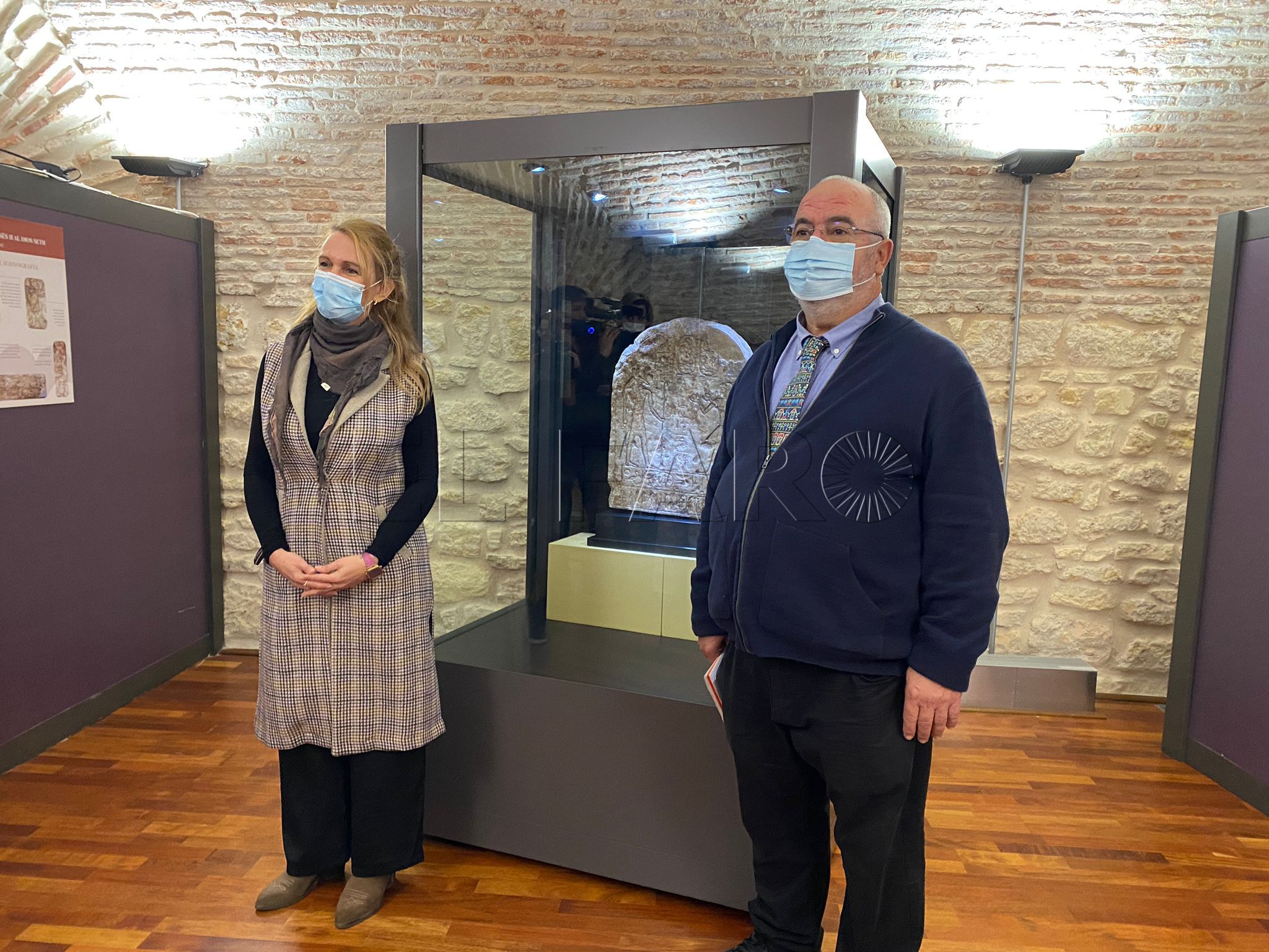 Una estela de ofrenda de Ramsés II al dios Seth de 1.297 a.C., pieza del mes de los Museos de Melilla