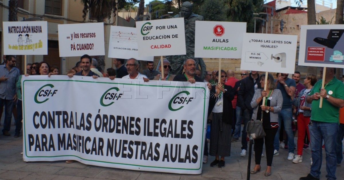 CSIF, en contra de que los alumnos pasen de curso con asignaturas suspensas