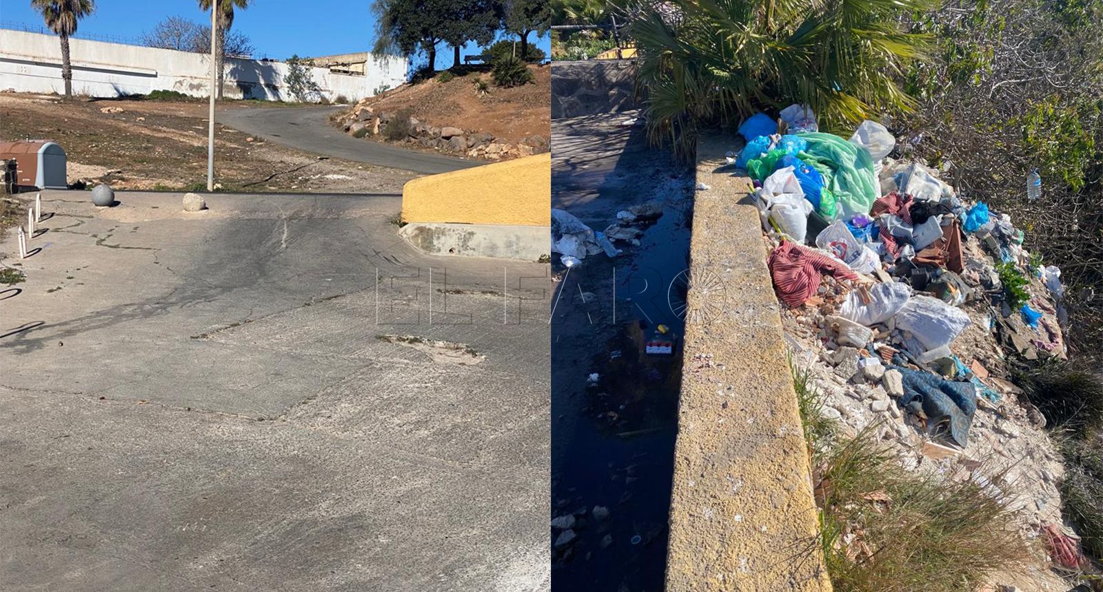 Medio Ambiente elimina la basura de la zona de Cabrerizas