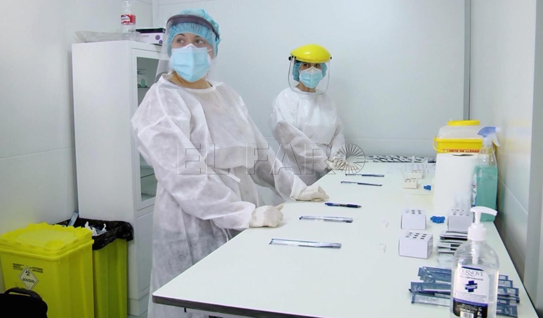 El laboratorio covid, aún restringido para mayores y colectivos especiales