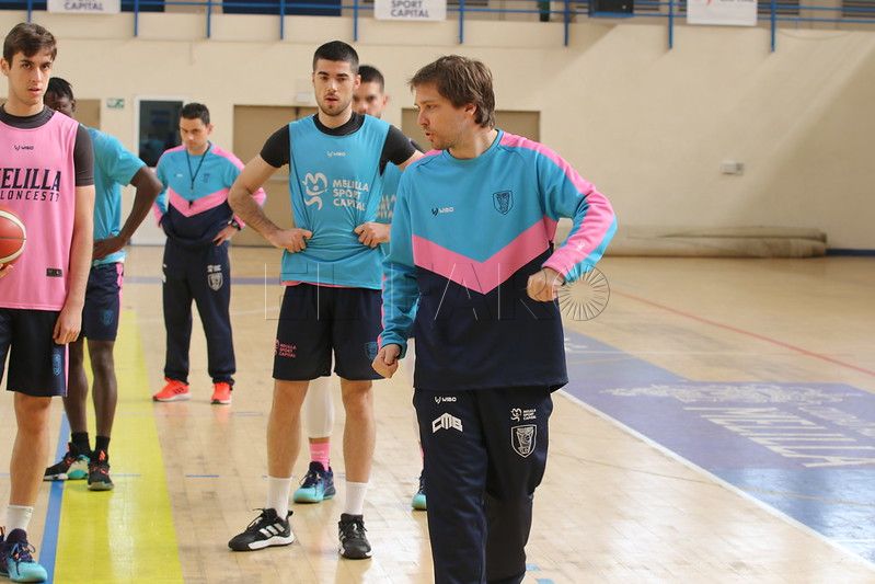Trabajo antes del partido ante el Granada