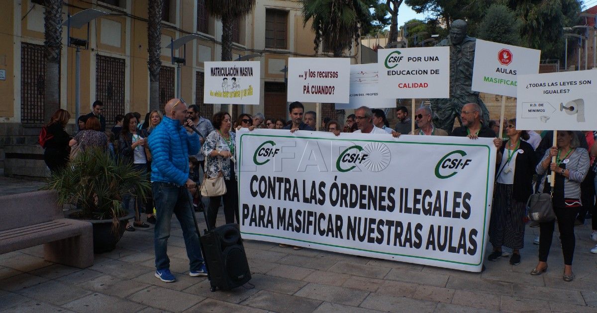 CSIF Educación Melilla exige mantener el cupo covid