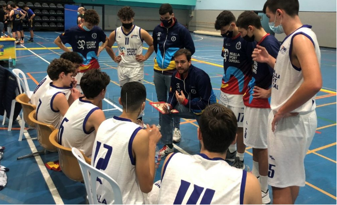 Recta final de la competición para la selección júnior de la Federación Melillense de Baloncesto