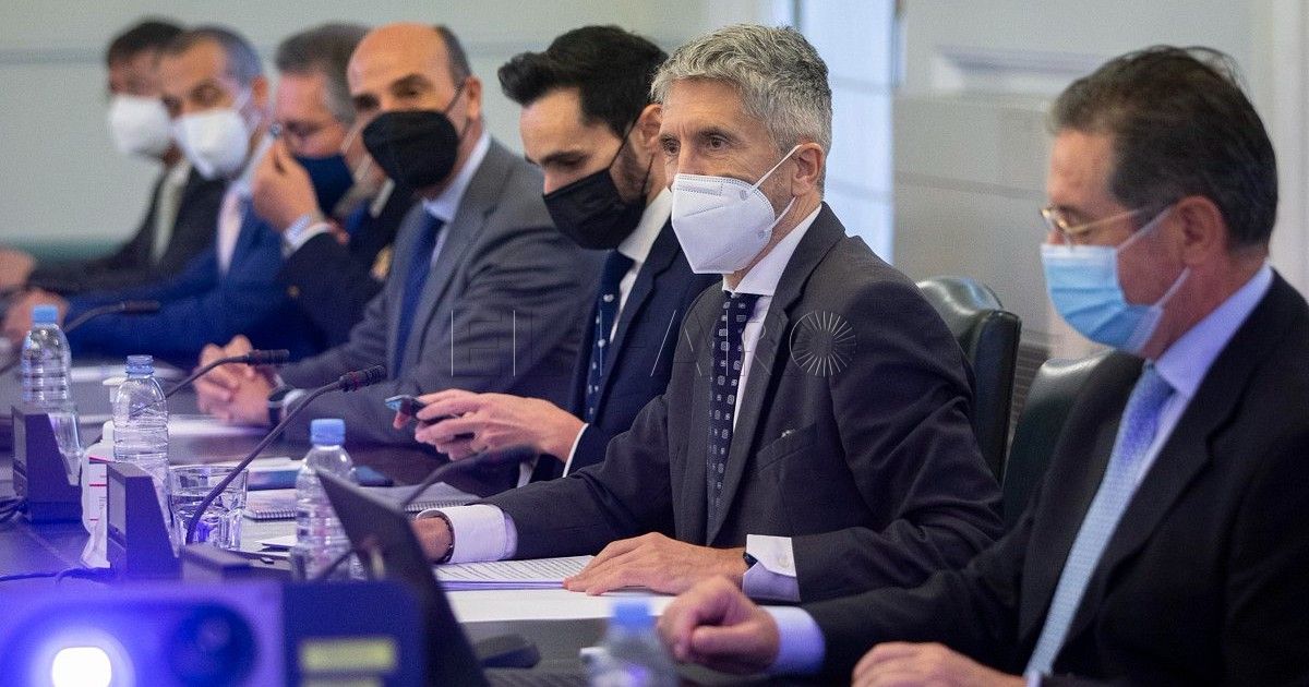 Marlaska visita Melilla en medio de la operación de refuerzo en la valla