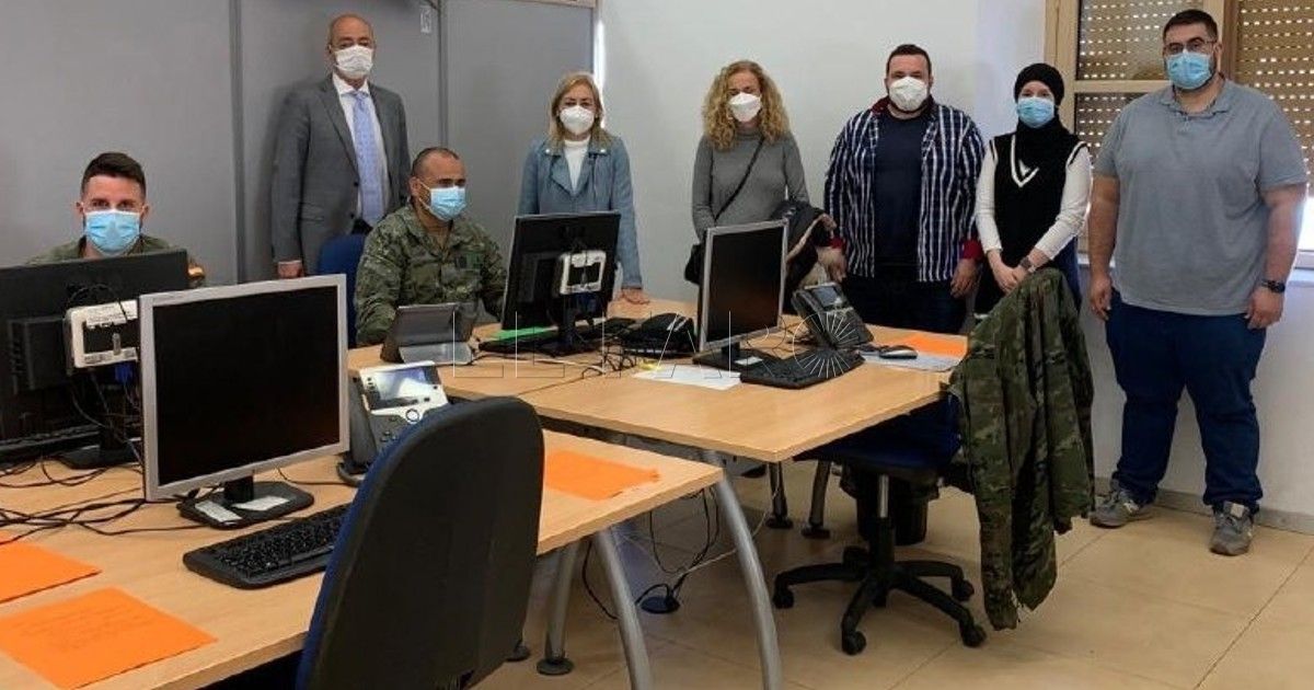 Salud Pública visita la nueva sede de rastreadores en el Palacio de la Asamblea