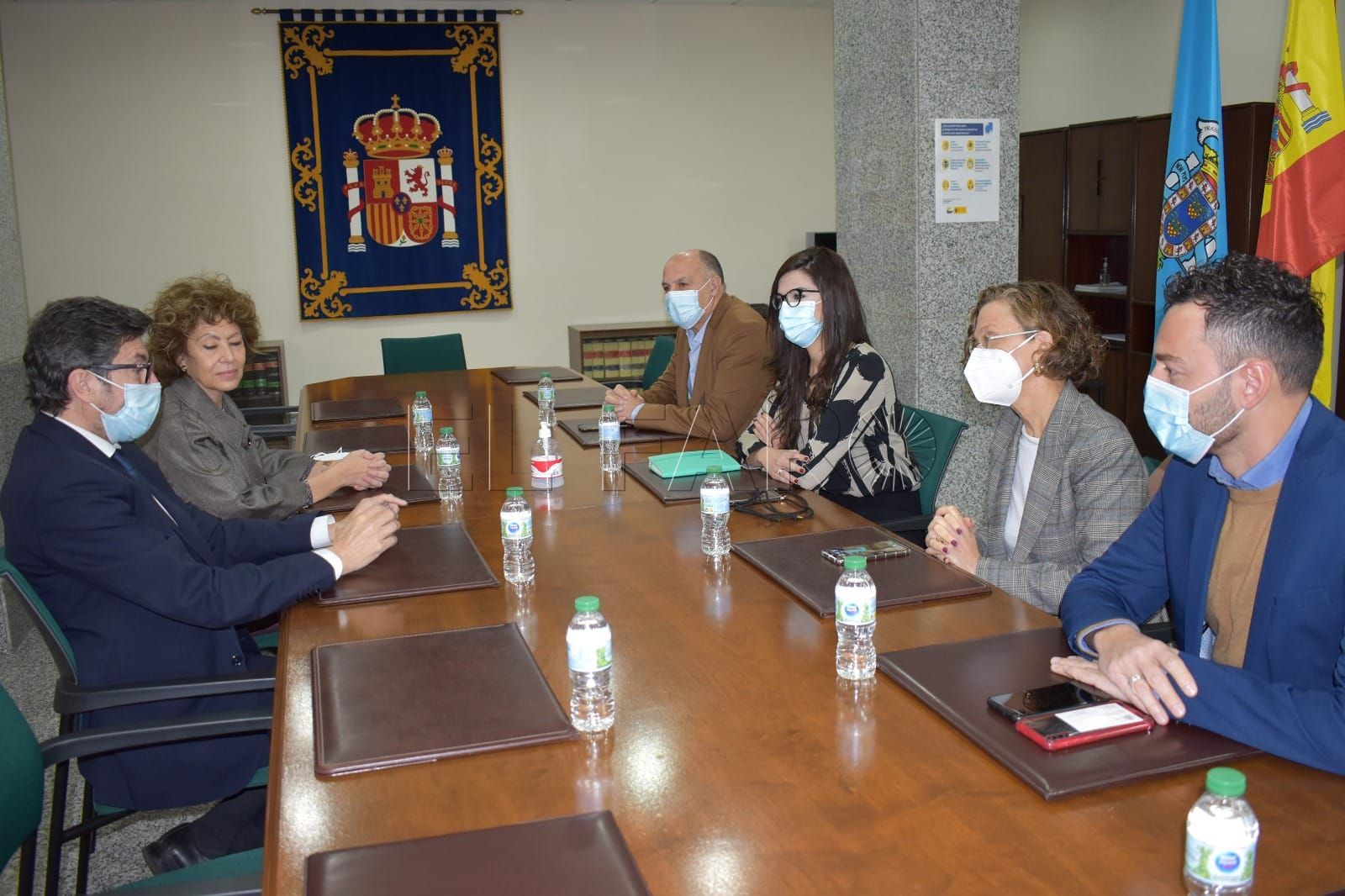 El Presidente de Puertos del Estado y la Delegada del Gobierno abordan la situación del Puerto de Melilla