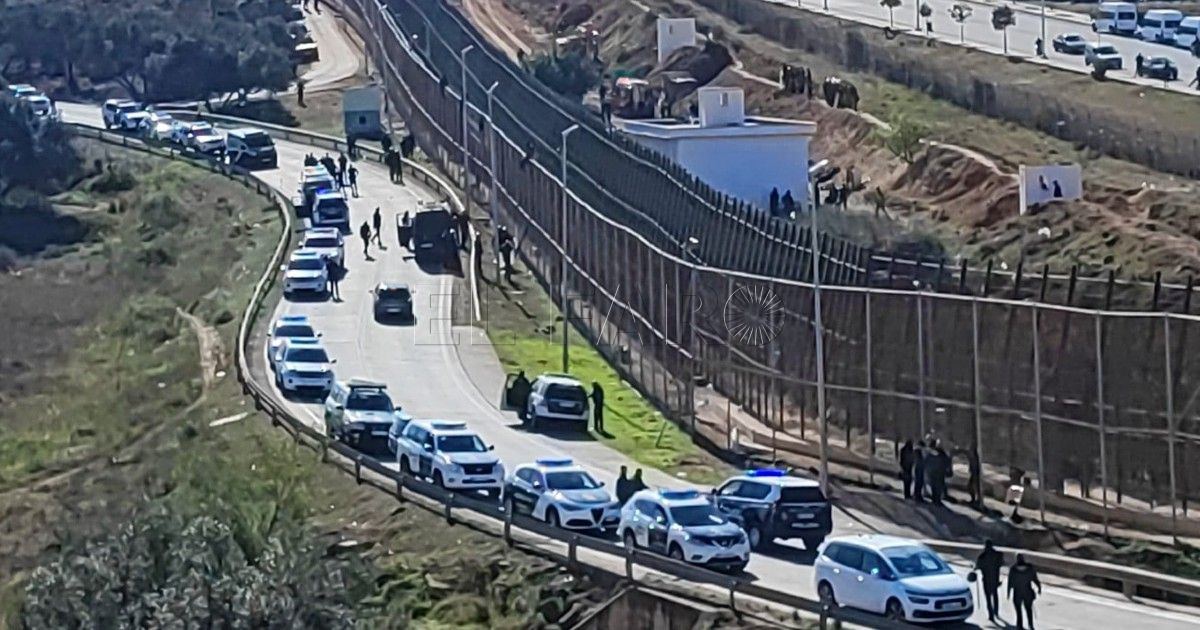 La valla de Melilla ya tiene 7 km de peine invertido
