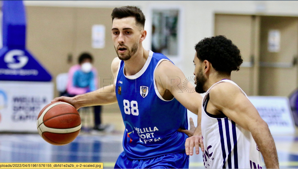 Adrián Chalepa, base del Melilla Sport Capital: “Nuestra mejora pasa por tener competitividad”