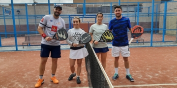 Alba González y Ricardo Apolinar se enfrentaron en la final de 1ª categoría a Iciar Tellechea y Carlos Díaz-Otero, logrando la victoria esta última dupla.