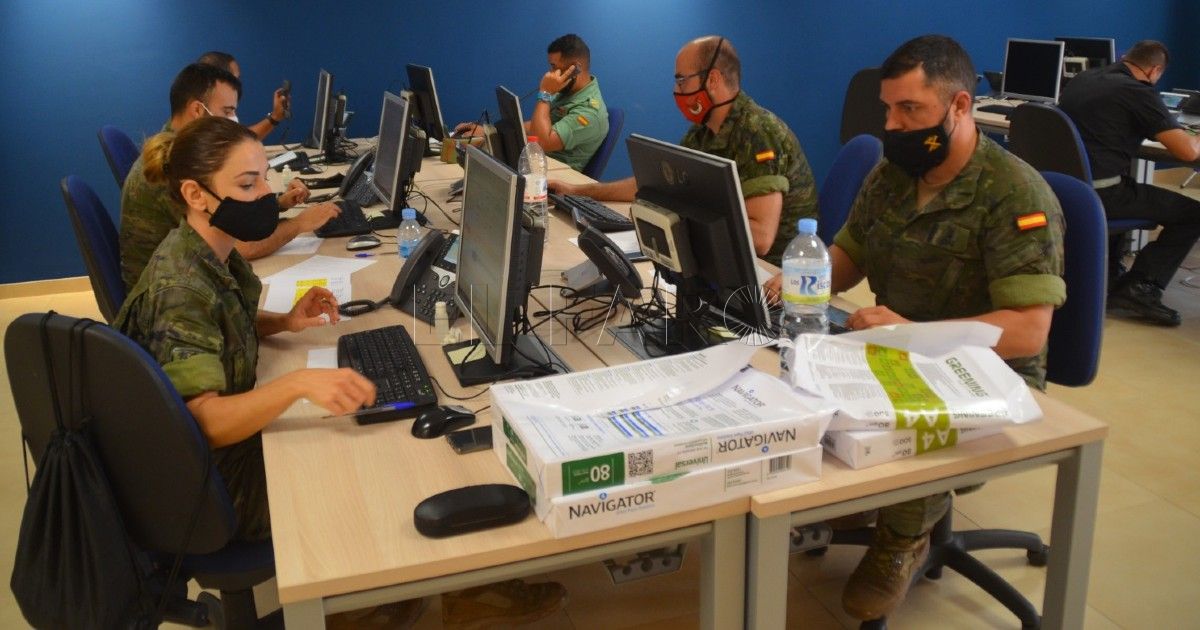 Covid en Melilla: 19 meses de apoyo de las Fuerzas Armadas