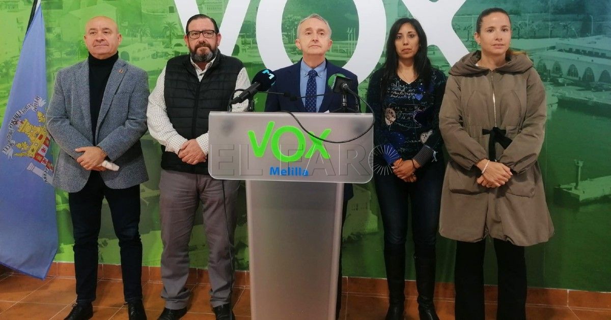 Vox Melilla exige que la frontera con Marruecos permanezca cerrada