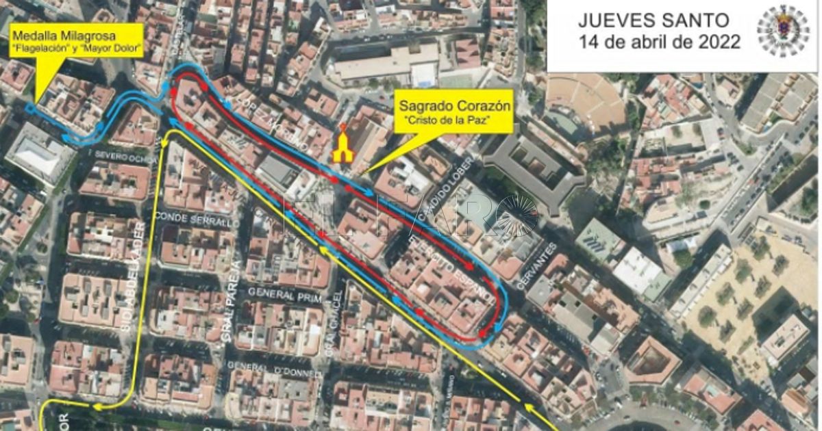 Policía Local pide no usar el coche en el centro por las procesiones de este jueves
