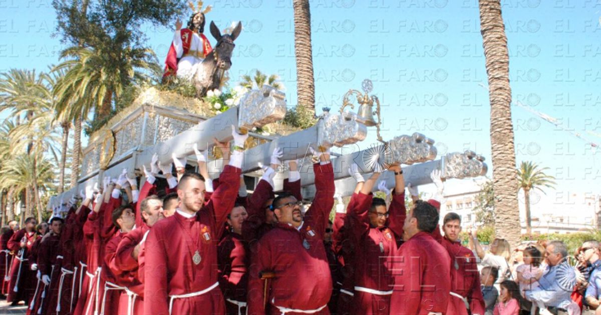 Recorridos y horarios para este Domingo de Ramos