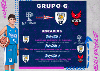 Calendario de partidos del conjunto melillense dentro del Grupo G del Nacional.