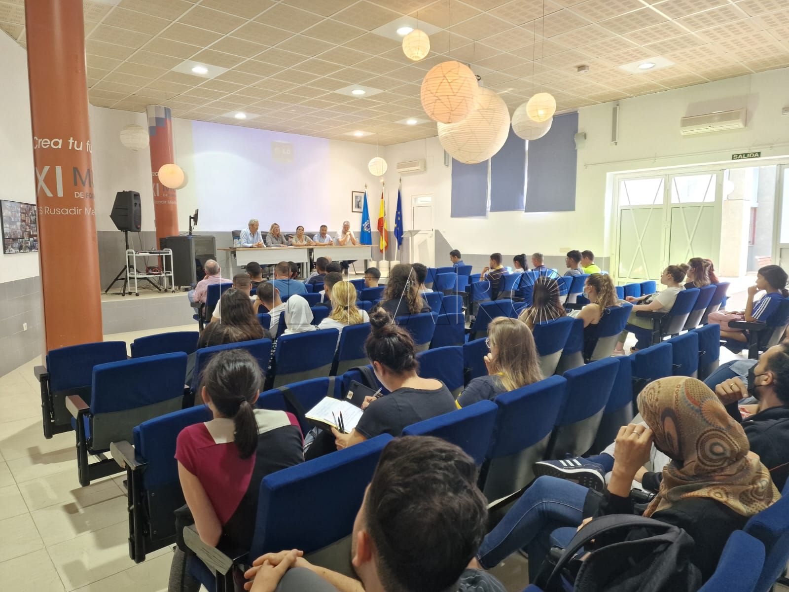 Charlas empresariales en el IES Rusadir