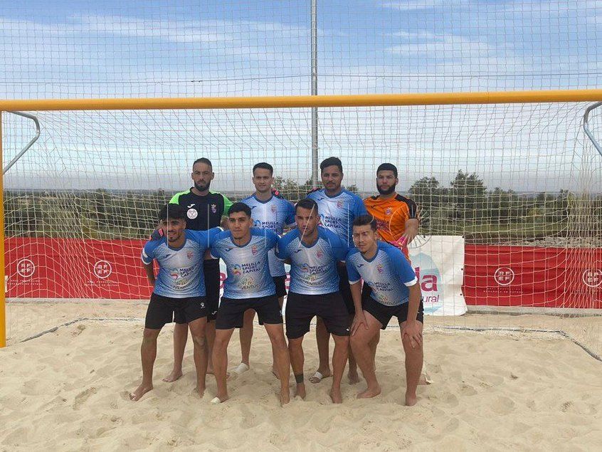Buena jornada los equipos melillenses en la Liga Nacional de Fútbol Playa