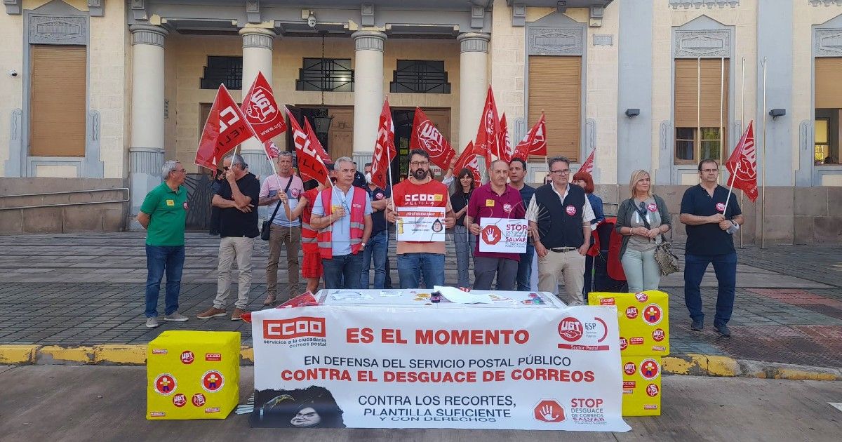 Convocan a una huelga general en Correos del 1 al 3 de junio en Melilla