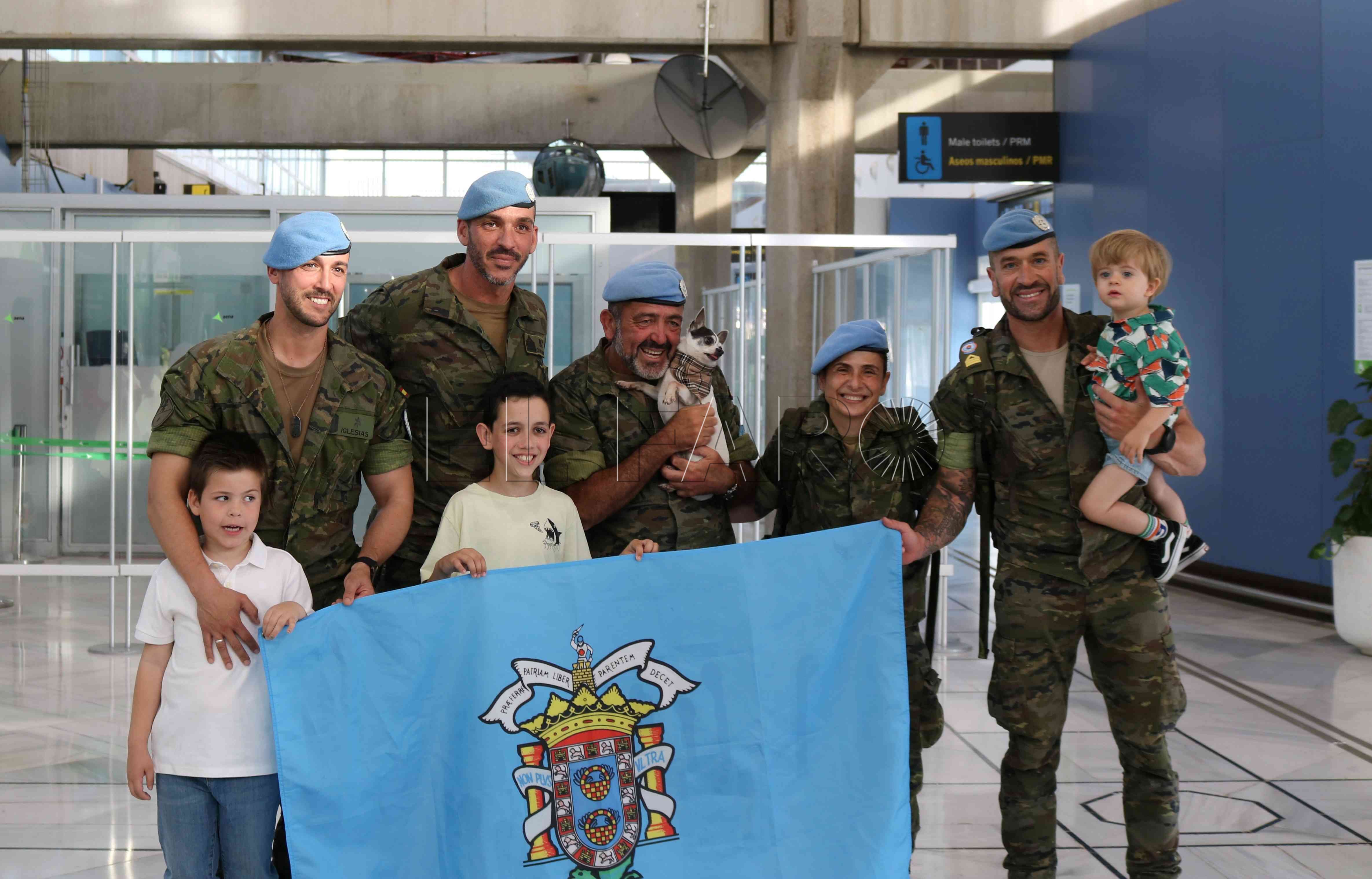 Llega el segundo grupo de militares procedente del Líbano