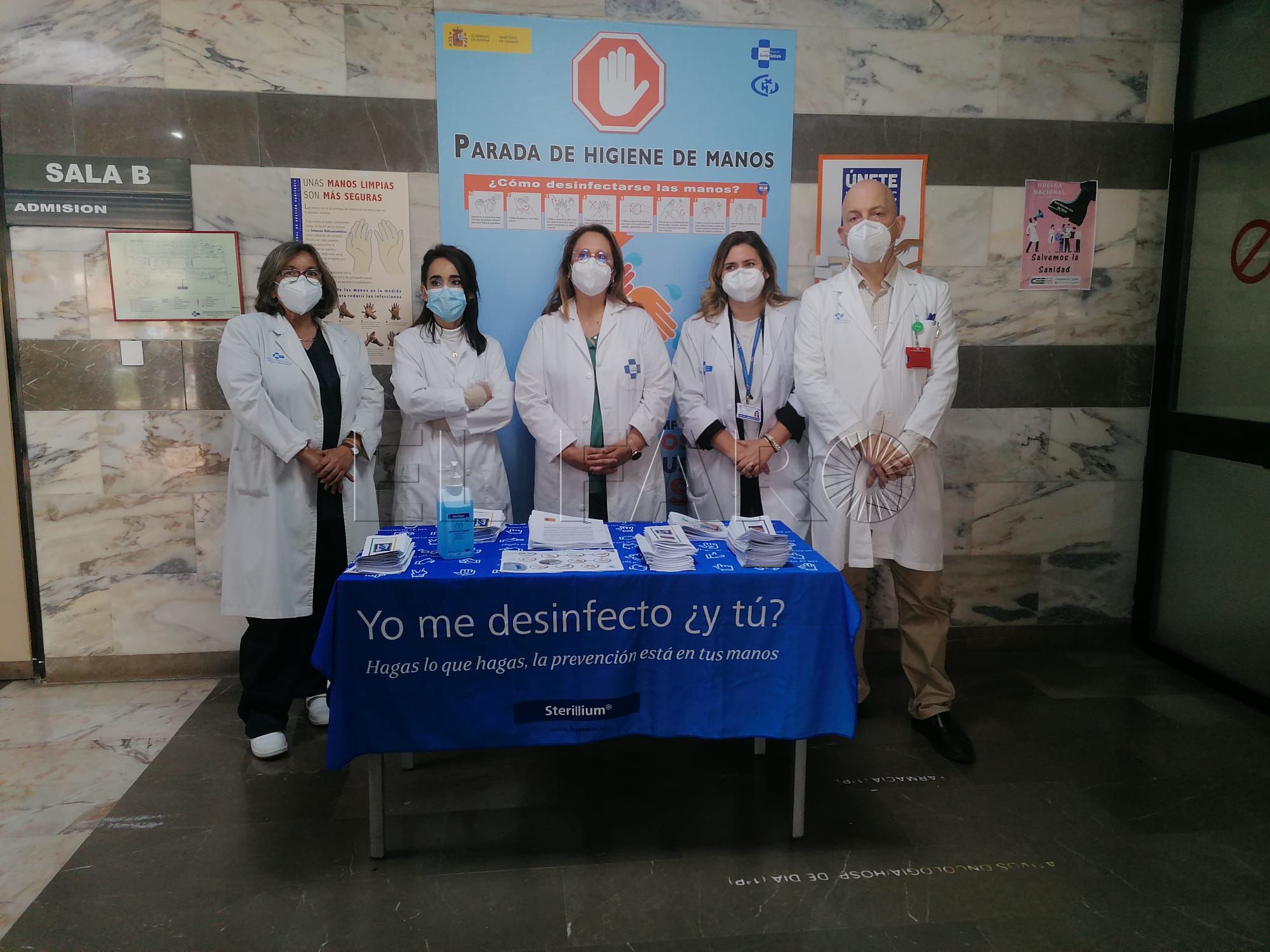 El Hospital Comarcal se une a la celebración del Día Internacional de la Higiene de Manos