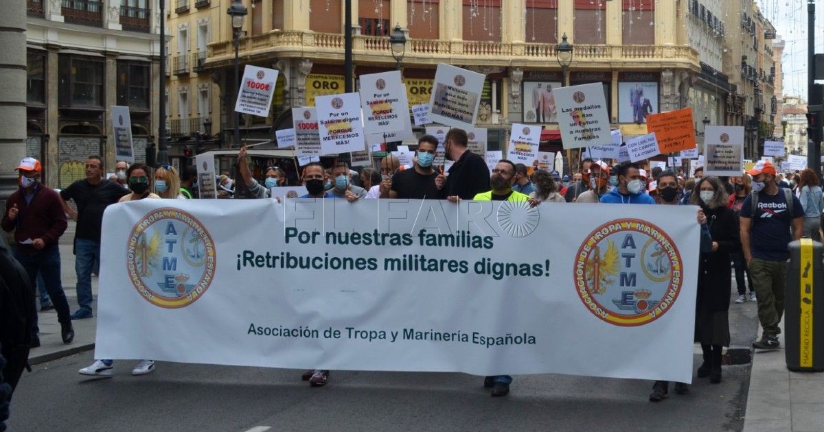 ATME reivindica los derechos de los militares este Día de las Fuerzas Armadas