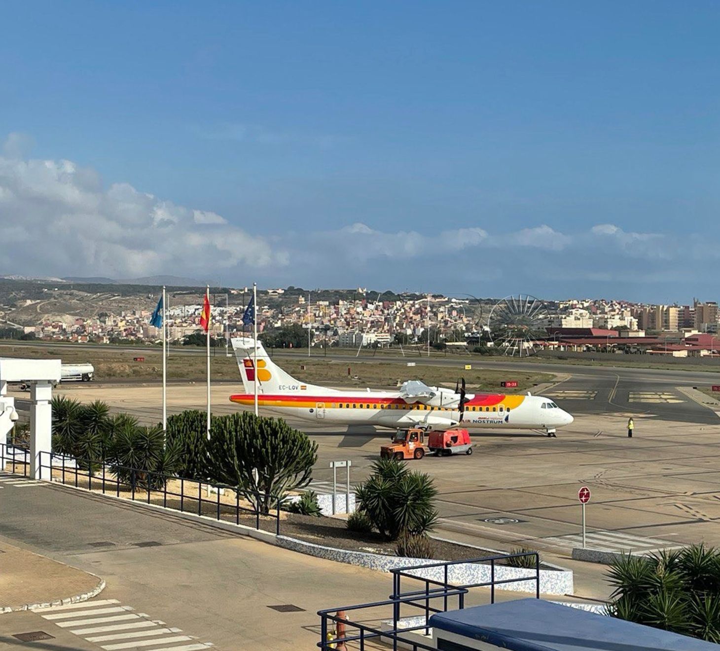 Nueva jornada de cancelaciones en el aeropuerto debido a las nubes